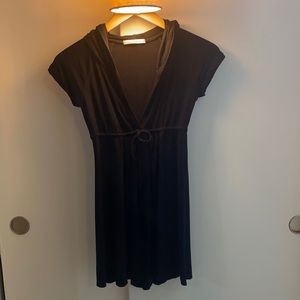 ROBIN PICCONE ,SMALL ,BLACK ,SHORT SLEEVE, HOODIE